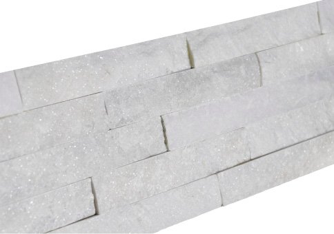 Piedra Natural 15x60 Cuarzo Blanco